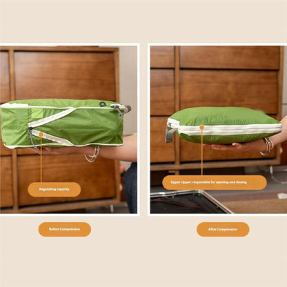 Travel Clothes Compressions Storage Bag Clothes Packings Bag Suitable for Camping Hiking Saving Luggage Space Travel Compaction Packaging Cuboids