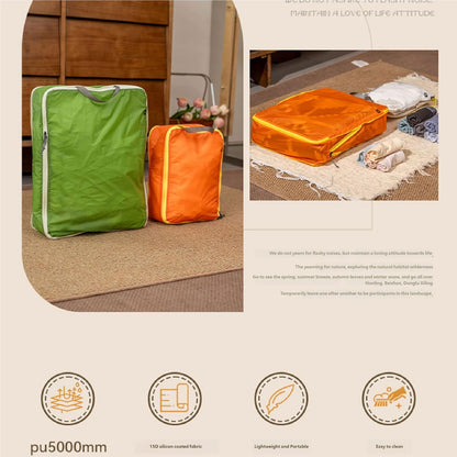 Travel Clothes Compressions Storage Bag Clothes Packings Bag Suitable for Camping Hiking Saving Luggage Space Travel Compaction Packaging Cuboids