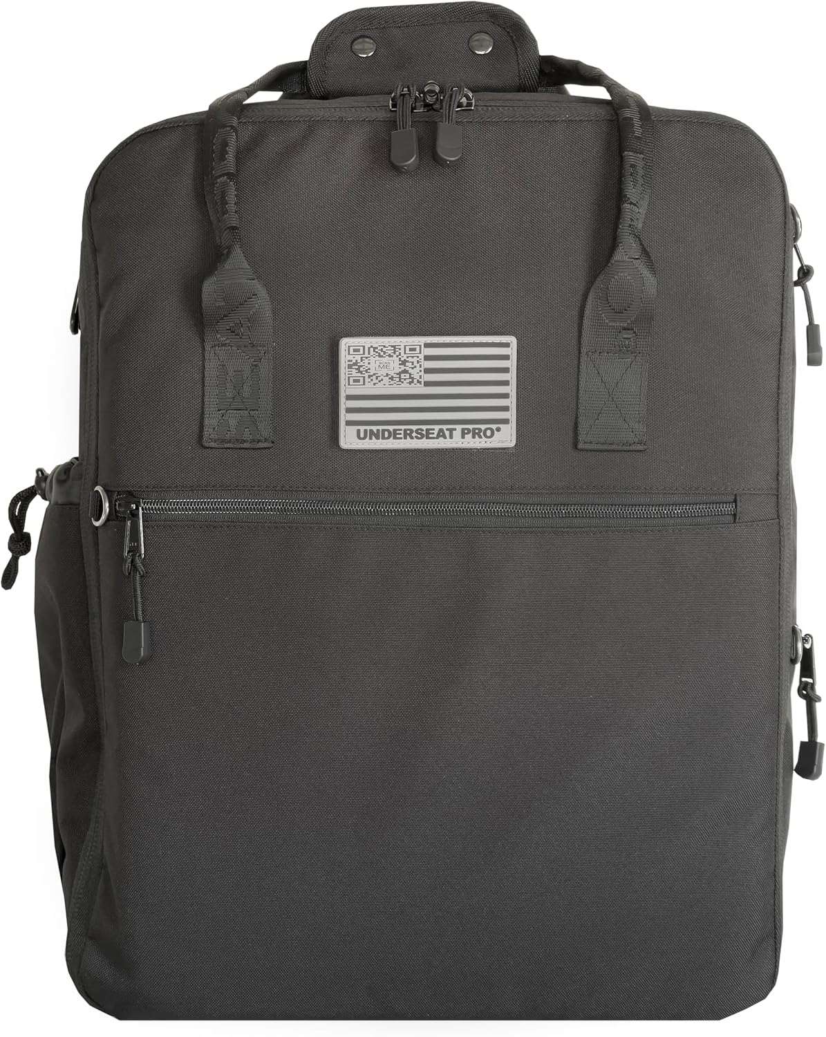 Travel Backpack, Under the Seat Airline Personal Item Compliant for Spirit, Frontier, Allegiant, American, EsyJet and Many More. 18x14x8 inch. (45x36x20 cm) (BLACK, Underseater)