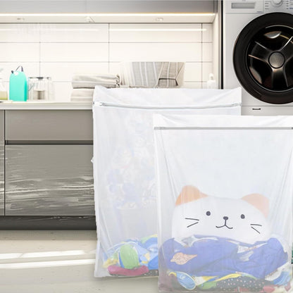 Laundry Mesh Wash Bag, Garment Bag for Washing Machine, 1L + 1M | Honeycomb mesh bags for washing underwear, bra, socks, scarf, shoes