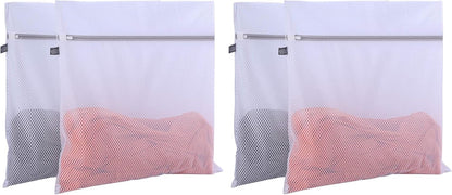 Laundry Mesh Wash Bag, Garment Bag for Washing Machine, 1L + 1M | Honeycomb mesh bags for washing underwear, bra, socks, scarf, shoes