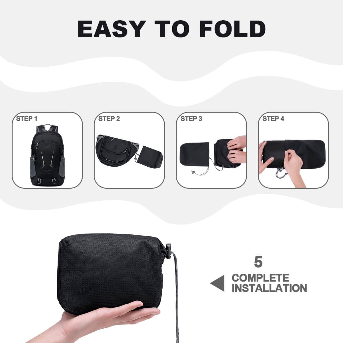 Backpack - Ultra Lightweight Packable Backpack for Travel Camping, Hiking Back Pack Waterproof Foldable Daypack