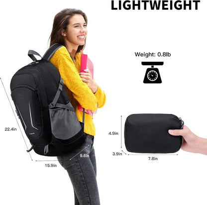 Backpack - Ultra Lightweight Packable Backpack for Travel Camping, Hiking Back Pack Waterproof Foldable Daypack