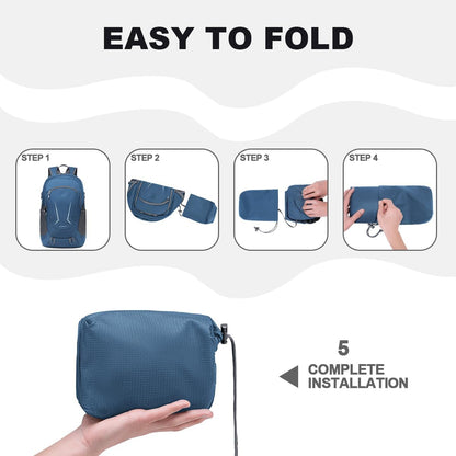 Backpack - Ultra Lightweight Packable Backpack for Travel Camping, Hiking Back Pack Waterproof Foldable Daypack