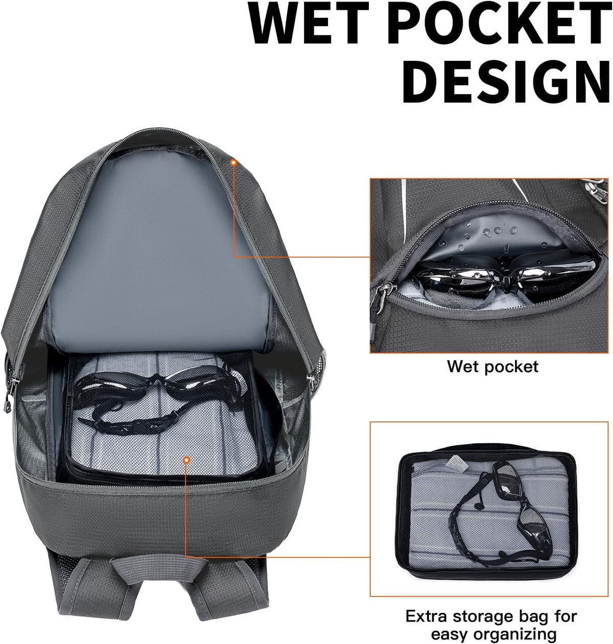 Backpack - Ultra Lightweight Packable Backpack for Travel Camping, Hiking Back Pack Waterproof Foldable Daypack
