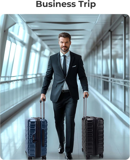 Carry On Luggage 22x14x9 Airline Approved with Spinner Wheels,Lightweight 20 Inch Luggage with TSA Lock,Expandable Hard Shell Carry On Suitcases for Men Women,Gray