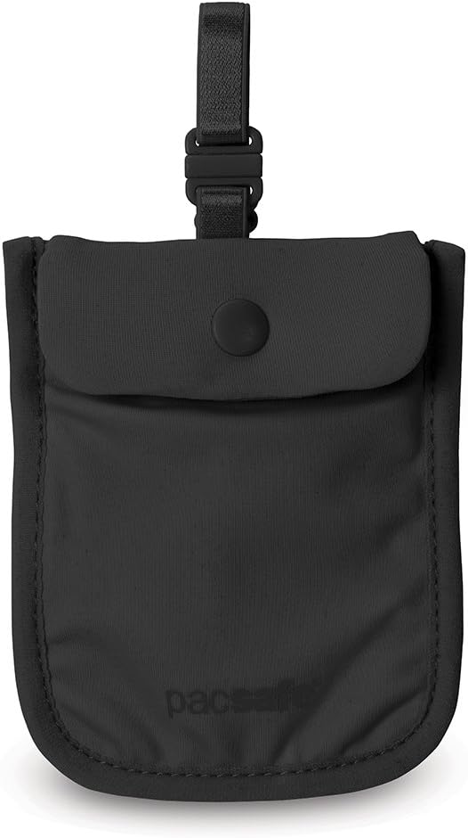 Coversafe S25 Hidden Undercover Travel Bra Pouch for Women (Washable) - Stash up to 6 Credit Cards plus Money and Key with Adjustable, Elastic Strap; Suitable for all Bra Sizes (Orchid Pink)