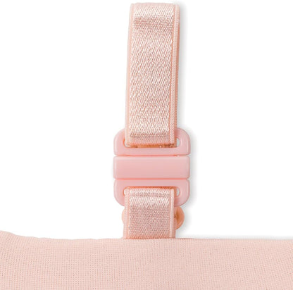 Coversafe S25 Hidden Undercover Travel Bra Pouch for Women (Washable) - Stash up to 6 Credit Cards plus Money and Key with Adjustable, Elastic Strap; Suitable for all Bra Sizes (Orchid Pink)