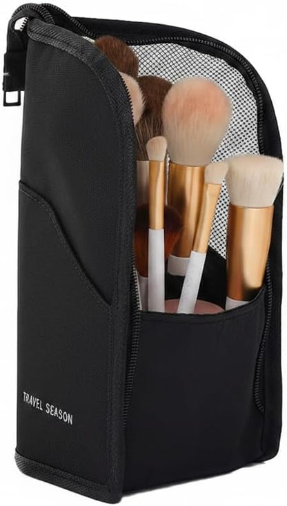 Hanging Toiletry Bag Organizer, Water Resistant Makeup Bag for Travel, Compact Toiletries Bag for Women Men Travel Accessories(pink)