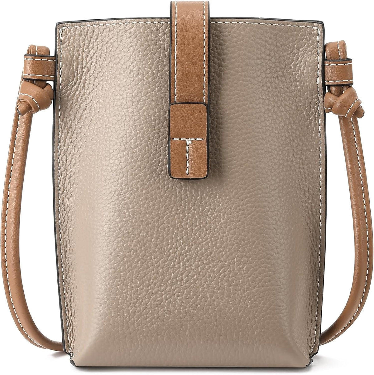 Leather Small Crossbody Bags for Women Phone Purse Minimalism Cell Phone Bag with Card Slot