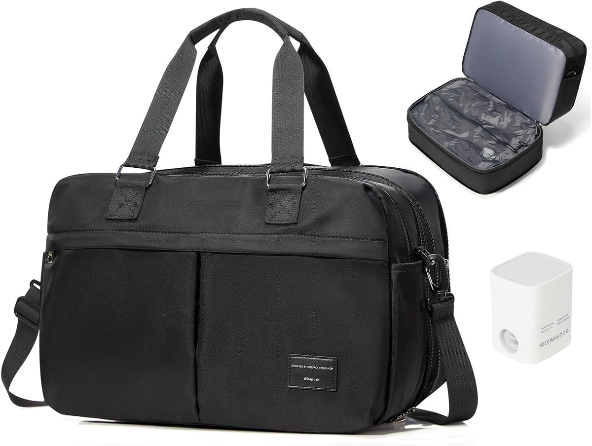 Gym Bag Womens Mens with Shoes Compartment and Wet Pocket Travel Duffel Bags for Women for Plane Sport Gym Tote Bag with Toiletry Bags Waterproof Weekend Overnight Carry on Bag Hospital Holdalls - Colors A