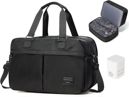 Gym Bag Womens Mens with Shoes Compartment and Wet Pocket Travel Duffel Bags for Women for Plane Sport Gym Tote Bag with Toiletry Bags Waterproof Weekend Overnight Carry on Bag Hospital Holdalls - Colors A