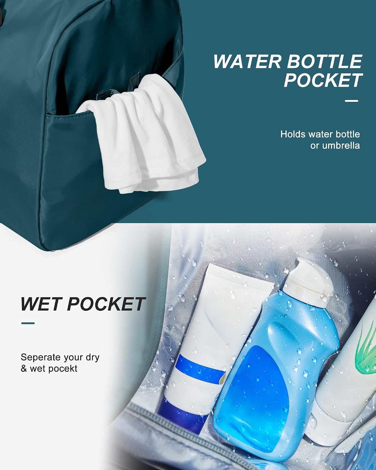 Gym Bag Womens Mens with Shoes Compartment and Wet Pocket Travel Duffel Bags for Women for Plane Sport Gym Tote Bag with Toiletry Bags Waterproof Weekend Overnight Carry on Bag Hospital Holdalls - Colors A