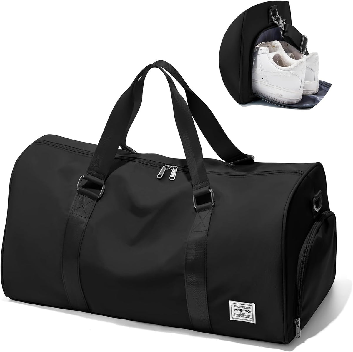 Gym Bag Womens Mens with Shoes Compartment and Wet Pocket Travel Duffel Bags for Women for Plane Sport Gym Tote Bag with Toiletry Bags Waterproof Weekend Overnight Carry on Bag Hospital Holdalls - Colors A