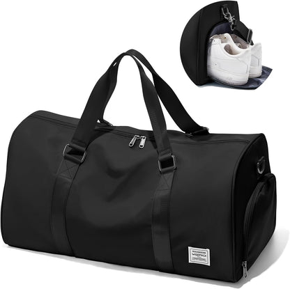 Gym Bag Womens Mens with Shoes Compartment and Wet Pocket Travel Duffel Bags for Women for Plane Sport Gym Tote Bag with Toiletry Bags Waterproof Weekend Overnight Carry on Bag Hospital Holdalls - Colors A
