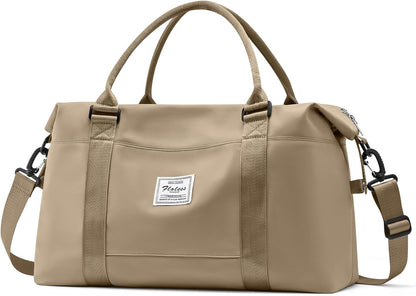 Gym Bag Womens Mens with Shoes Compartment and Wet Pocket Travel Duffel Bags for Women for Plane Sport Gym Tote Bag with Toiletry Bags Waterproof Weekend Overnight Carry on Bag Hospital Holdalls - Colors A