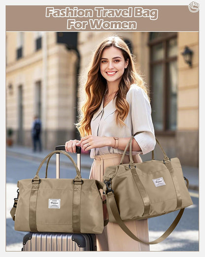 Gym Bag Womens Mens with Shoes Compartment and Wet Pocket Travel Duffel Bags for Women for Plane Sport Gym Tote Bag with Toiletry Bags Waterproof Weekend Overnight Carry on Bag Hospital Holdalls - Colors A