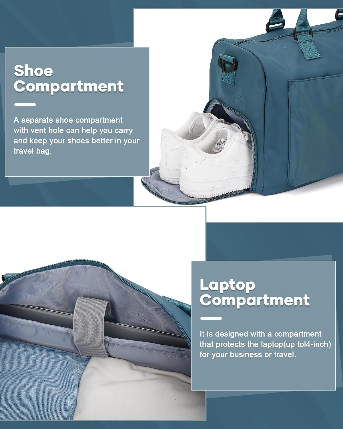 Gym Bag Womens Mens with Shoes Compartment and Wet Pocket Travel Duffel Bags for Women for Plane Sport Gym Tote Bag with Toiletry Bags Waterproof Weekend Overnight Carry on Bag Hospital Holdalls - Colors A