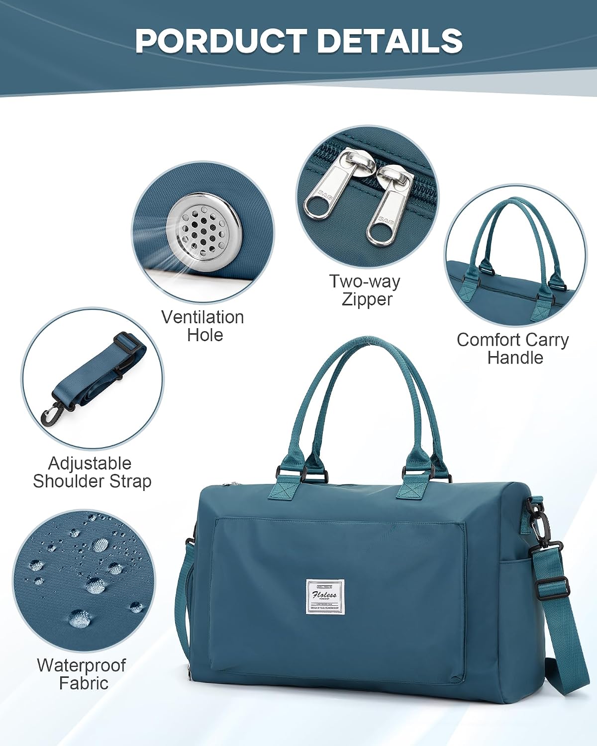 Gym Bag Womens Mens with Shoes Compartment and Wet Pocket Travel Duffel Bags for Women for Plane Sport Gym Tote Bag with Toiletry Bags Waterproof Weekend Overnight Carry on Bag Hospital Holdalls - Colors A