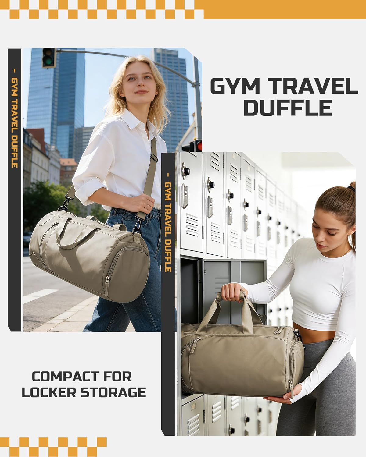 Gym Bag Womens Mens with Shoes Compartment and Wet Pocket Travel Duffel Bags for Women for Plane Sport Gym Tote Bag with Toiletry Bags Waterproof Weekend Overnight Carry on Bag Hospital Holdalls - Colors A
