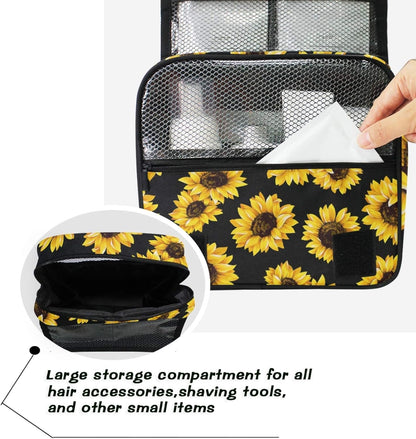 Hanging Travel Toiletry Bag Kit Makeup Case Cosmetics Organizer for Men Women - Colors A