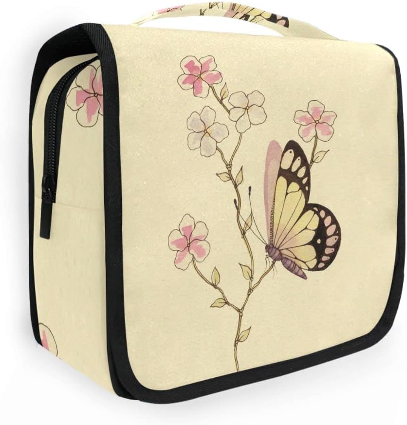 Hanging Travel Toiletry Bag Kit Makeup Case Cosmetics Organizer for Men Women - Colors A