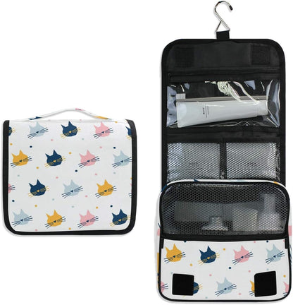 Hanging Travel Toiletry Bag Kit Makeup Case Cosmetics Organizer for Men Women - Colors A
