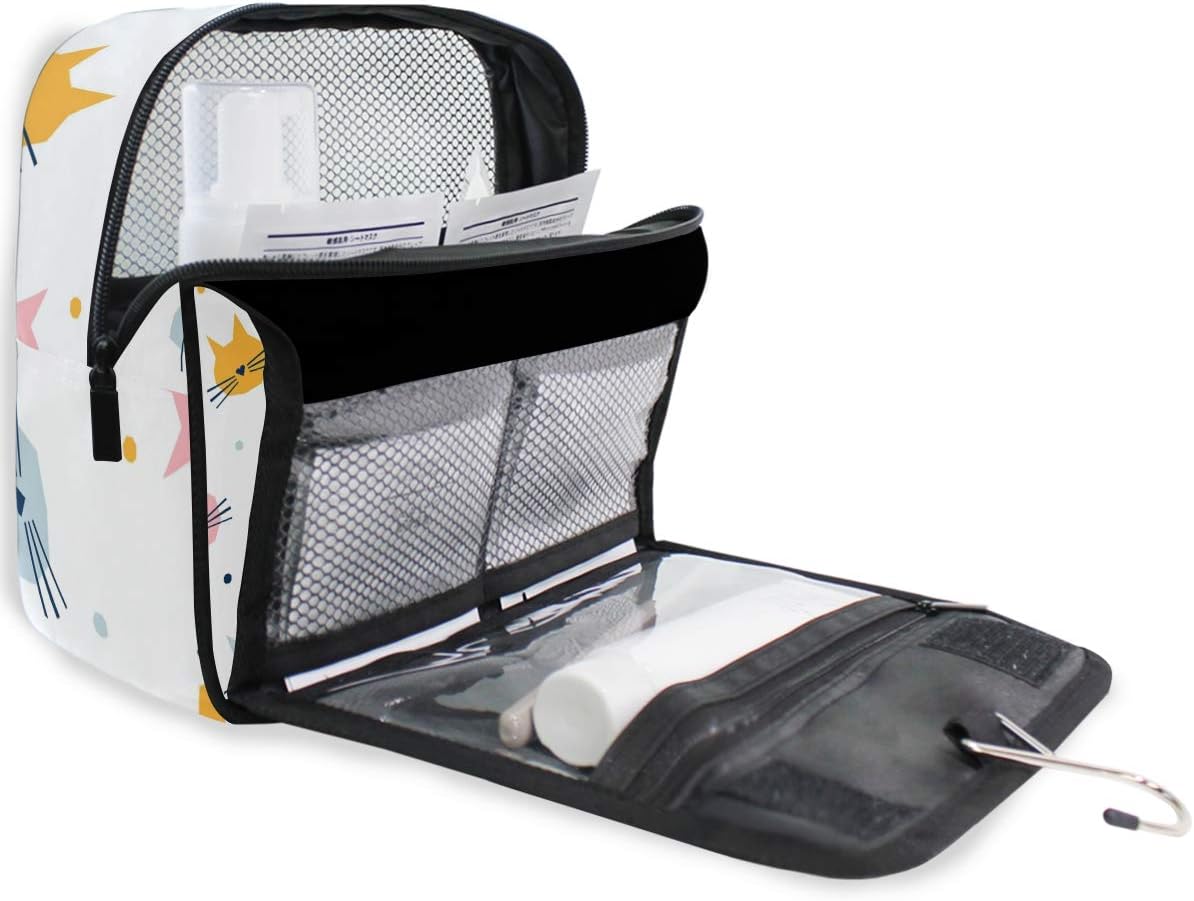 Hanging Travel Toiletry Bag Kit Makeup Case Cosmetics Organizer for Men Women - Colors A