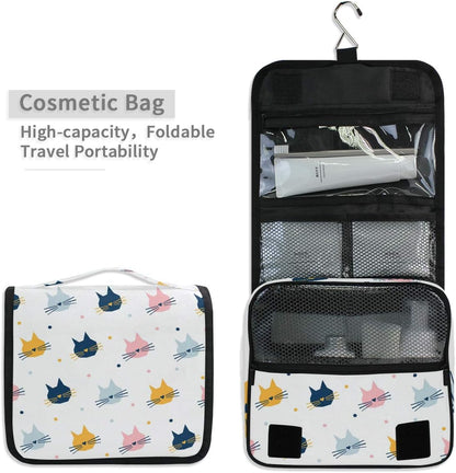 Hanging Travel Toiletry Bag Kit Makeup Case Cosmetics Organizer for Men Women - Colors A