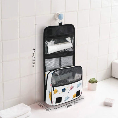 Hanging Travel Toiletry Bag Kit Makeup Case Cosmetics Organizer for Men Women - Colors A