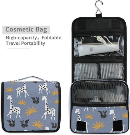 Hanging Travel Toiletry Bag Kit Makeup Case Cosmetics Organizer for Men Women - Colors A