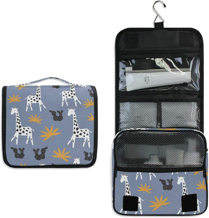 Hanging Travel Toiletry Bag Kit Makeup Case Cosmetics Organizer for Men Women - Colors A