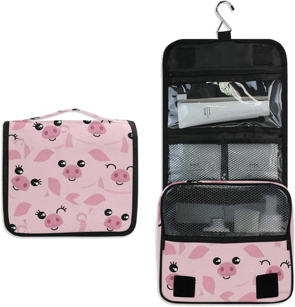 Hanging Travel Toiletry Bag Kit Makeup Case Cosmetics Organizer for Men Women - Colors A