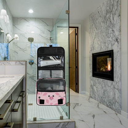 Hanging Travel Toiletry Bag Kit Makeup Case Cosmetics Organizer for Men Women - Colors A