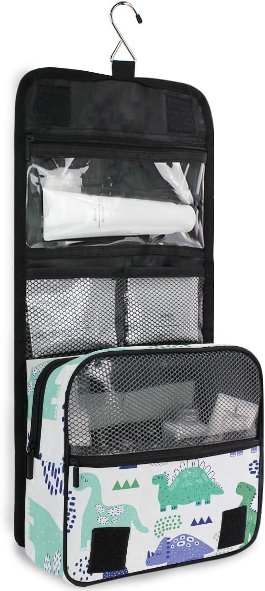 Hanging Travel Toiletry Bag Kit Makeup Case Cosmetics Organizer for Men Women - Colors A