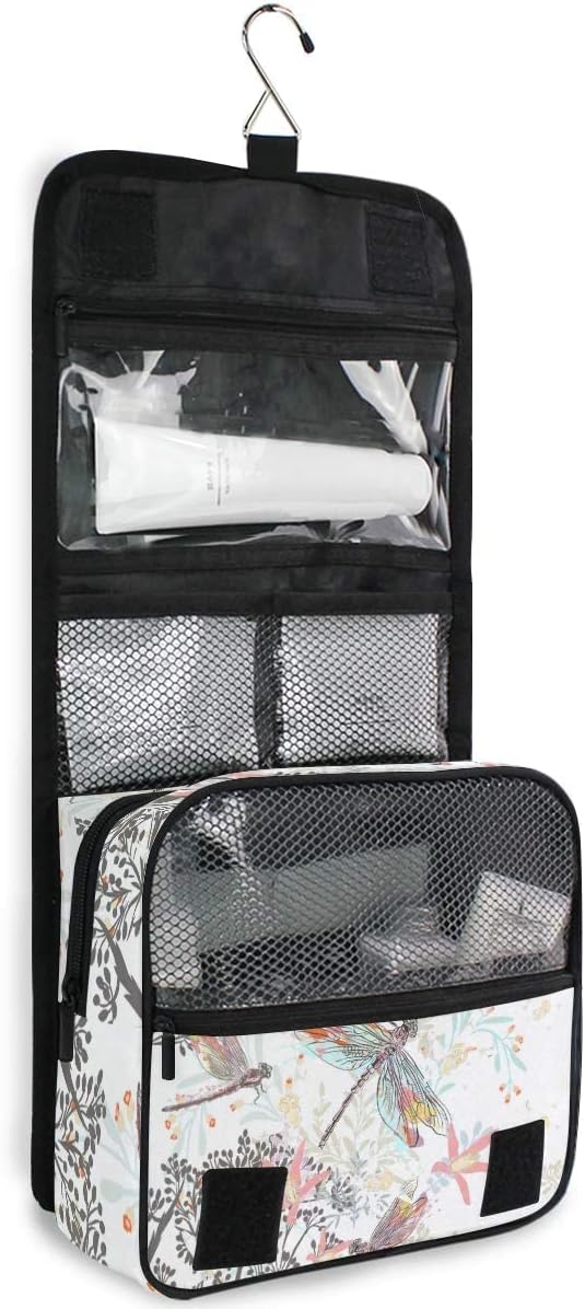 Hanging Travel Toiletry Bag Kit Makeup Case Cosmetics Organizer for Men Women - Colors A