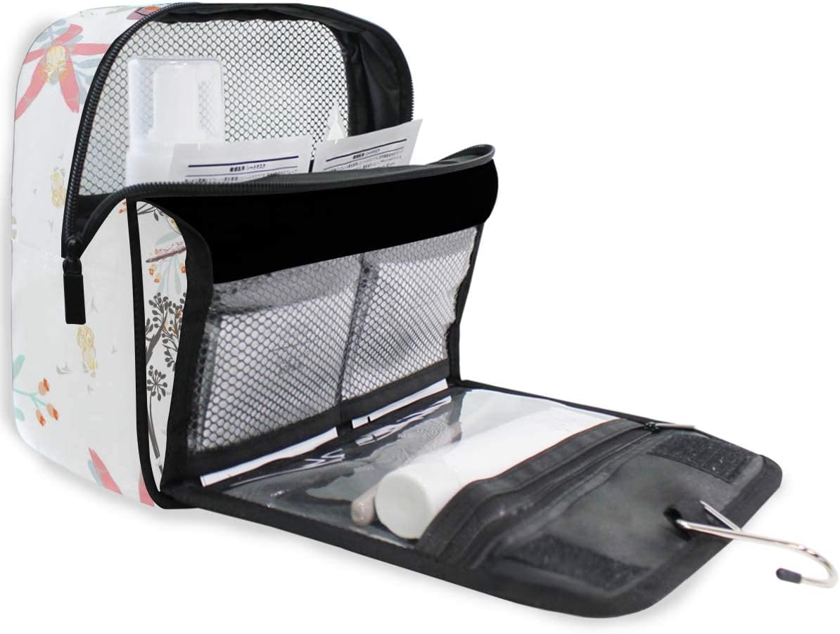 Hanging Travel Toiletry Bag Kit Makeup Case Cosmetics Organizer for Men Women - Colors A