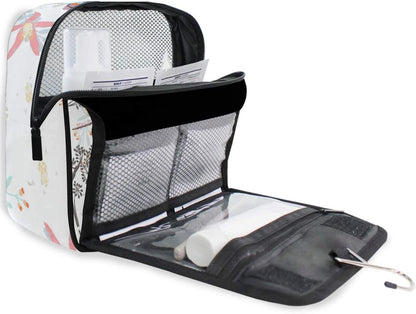 Hanging Travel Toiletry Bag Kit Makeup Case Cosmetics Organizer for Men Women - Colors A