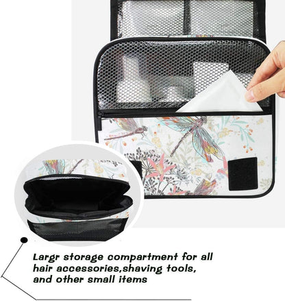 Hanging Travel Toiletry Bag Kit Makeup Case Cosmetics Organizer for Men Women - Colors A