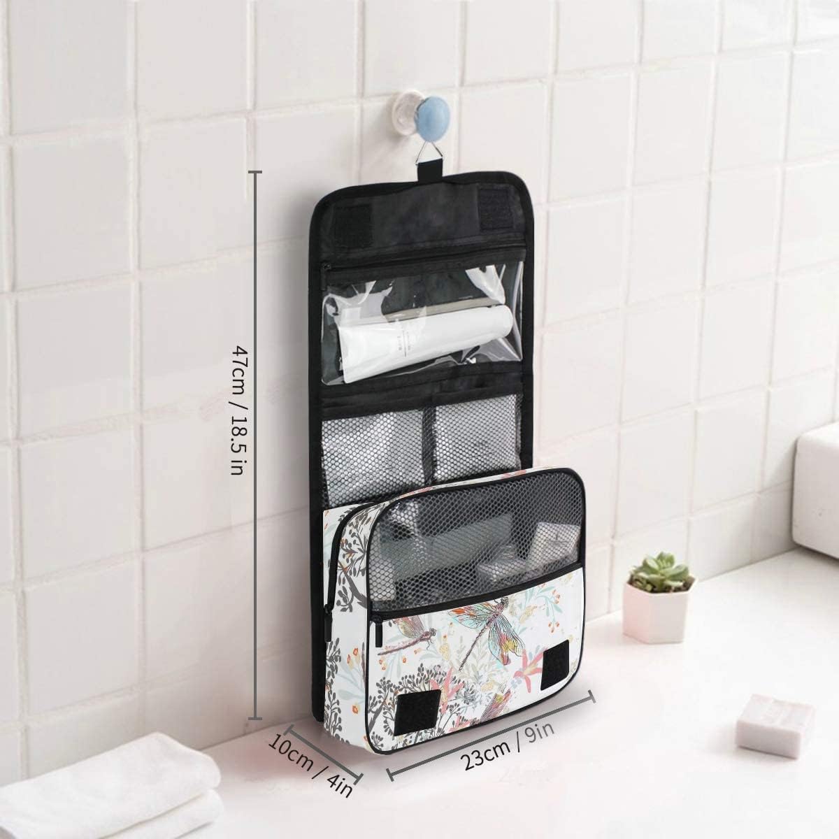 Hanging Travel Toiletry Bag Kit Makeup Case Cosmetics Organizer for Men Women - Colors A