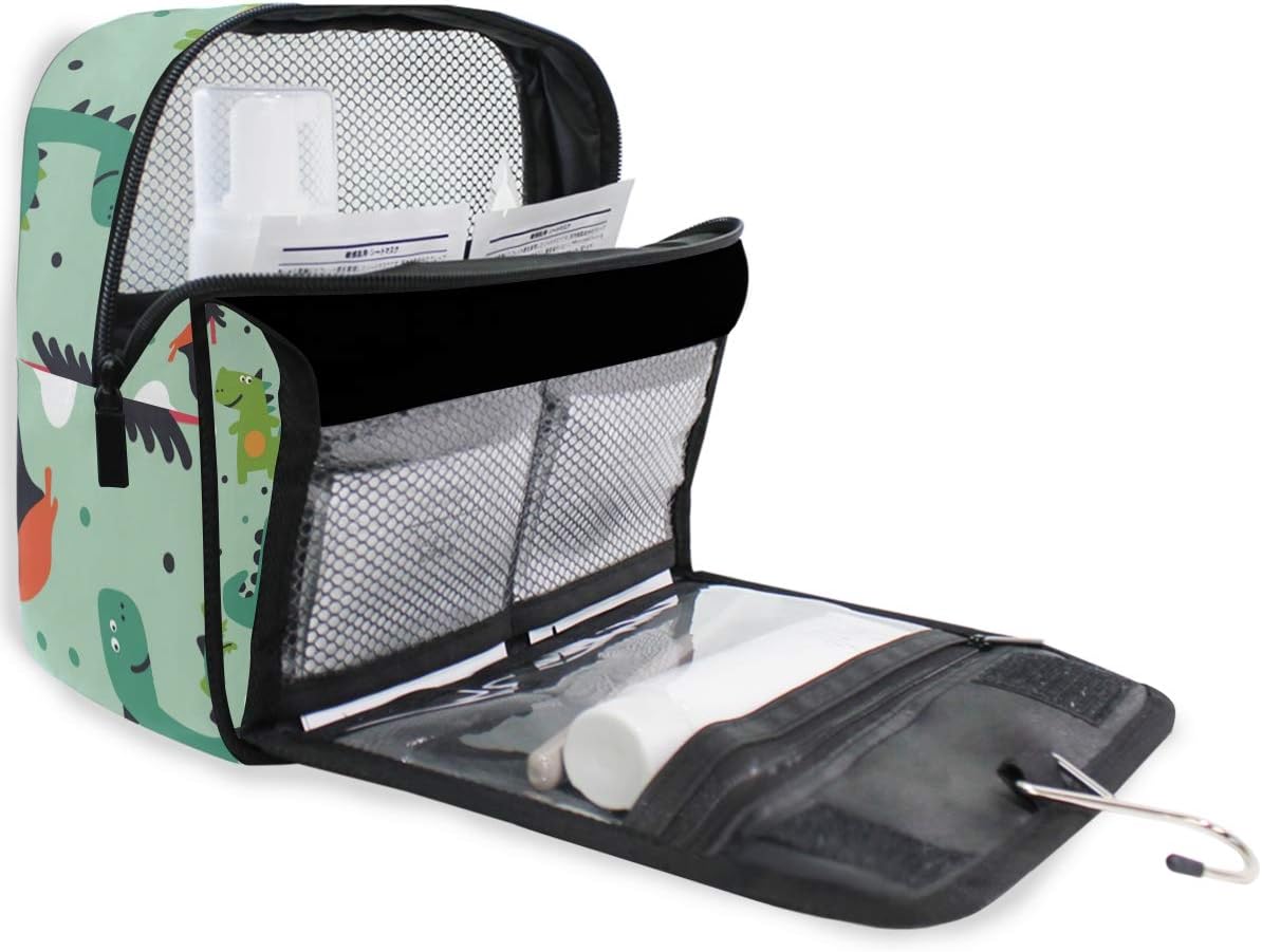 Hanging Travel Toiletry Bag Kit Makeup Case Cosmetics Organizer for Men Women - Colors A