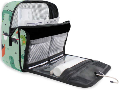 Hanging Travel Toiletry Bag Kit Makeup Case Cosmetics Organizer for Men Women - Colors A