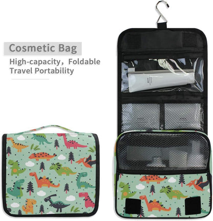 Hanging Travel Toiletry Bag Kit Makeup Case Cosmetics Organizer for Men Women - Colors A