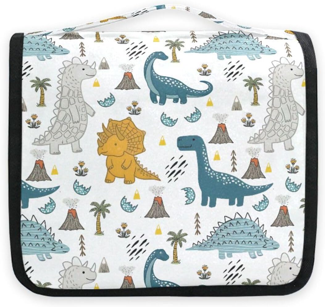 Hanging Travel Toiletry Bag Kit Makeup Case Cosmetics Organizer for Men Women - Colors A
