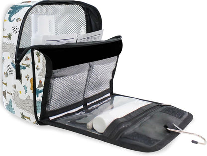 Hanging Travel Toiletry Bag Kit Makeup Case Cosmetics Organizer for Men Women - Colors A