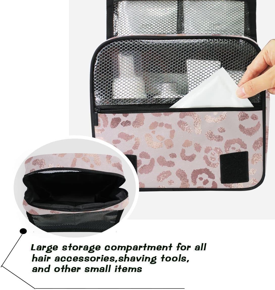 Hanging Travel Toiletry Bag Kit Makeup Case Cosmetics Organizer for Men Women - Colors A