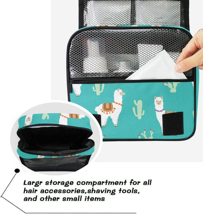 Hanging Travel Toiletry Bag Kit Makeup Case Cosmetics Organizer for Men Women - Colors A