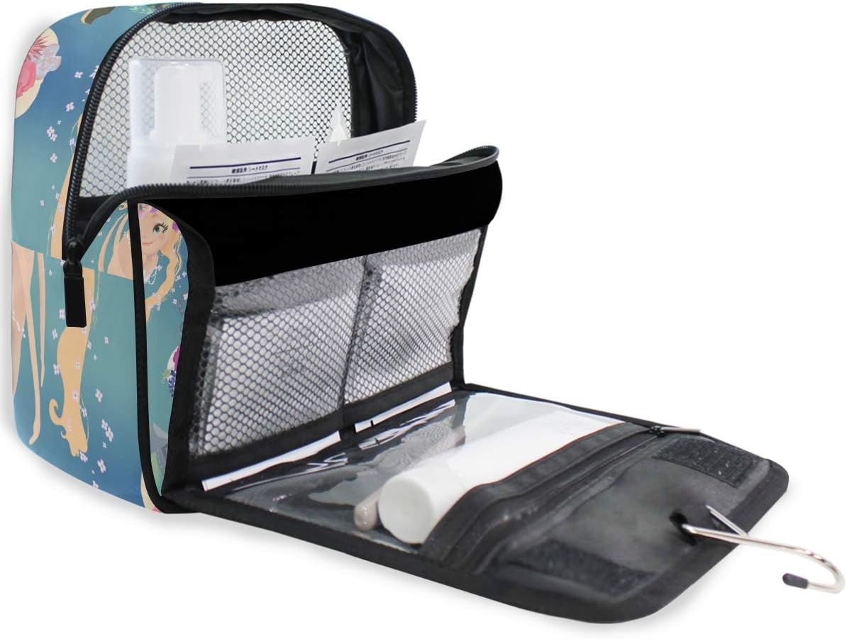 Hanging Travel Toiletry Bag Kit Makeup Case Cosmetics Organizer for Men Women - Colors A