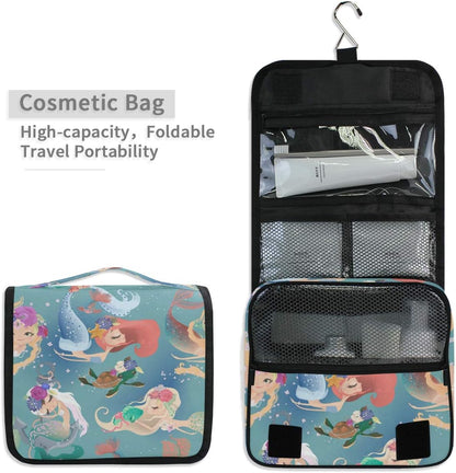 Hanging Travel Toiletry Bag Kit Makeup Case Cosmetics Organizer for Men Women - Colors A