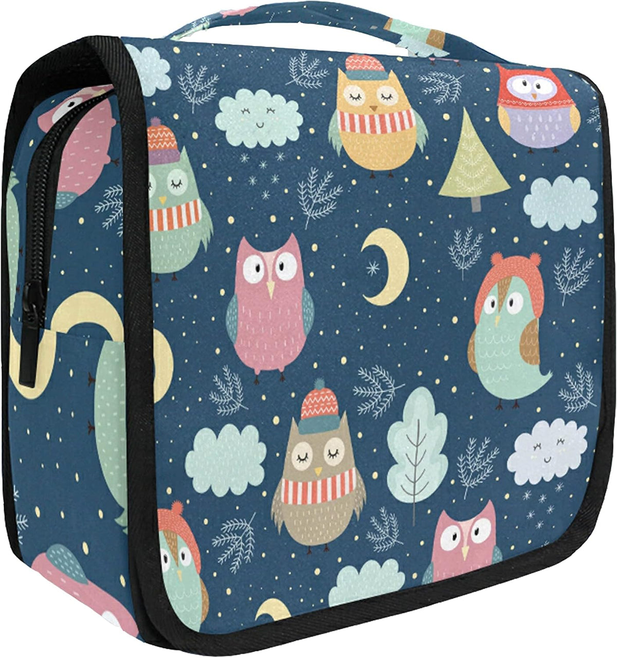 Hanging Travel Toiletry Bag Kit Makeup Case Cosmetics Organizer for Men Women - Colors A